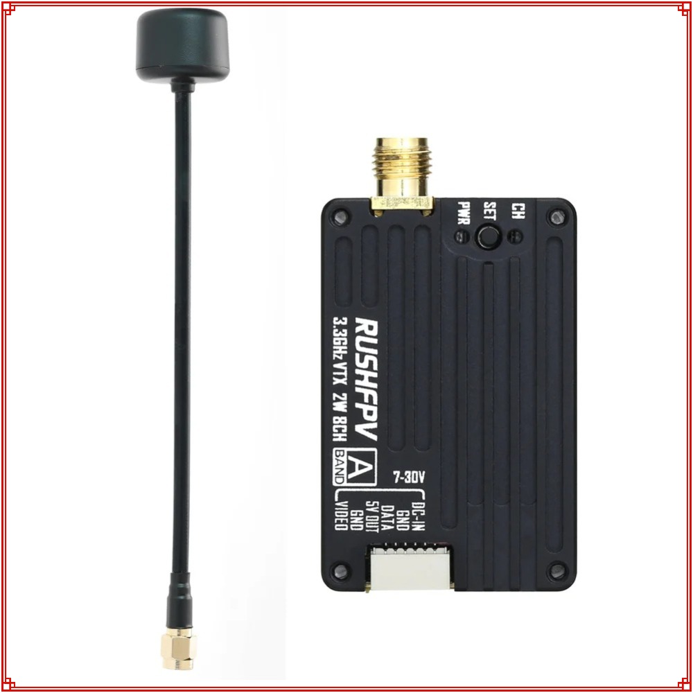 Fpv Drone Antenna - جهاز إرسال RUSHFPV 3.3G 2W VTX