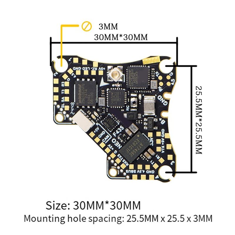 وحدة تحكم طيران FBIL-F435 NEO  - مراجعة Fpv Drone Esc وسعره