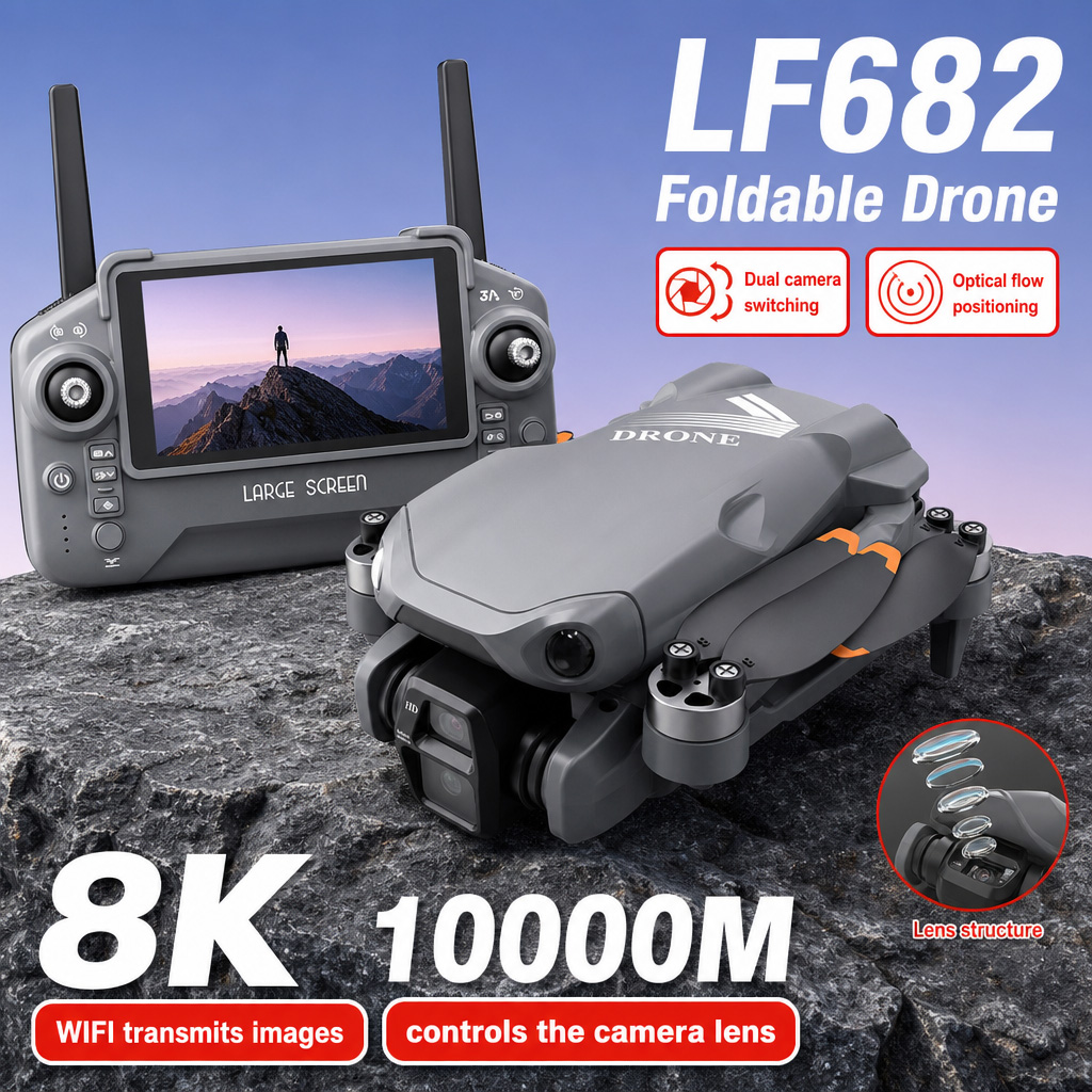 طائرة بدون طيار LF682 للتصوير  - مراجعة Fpv Drone Charger وسعره