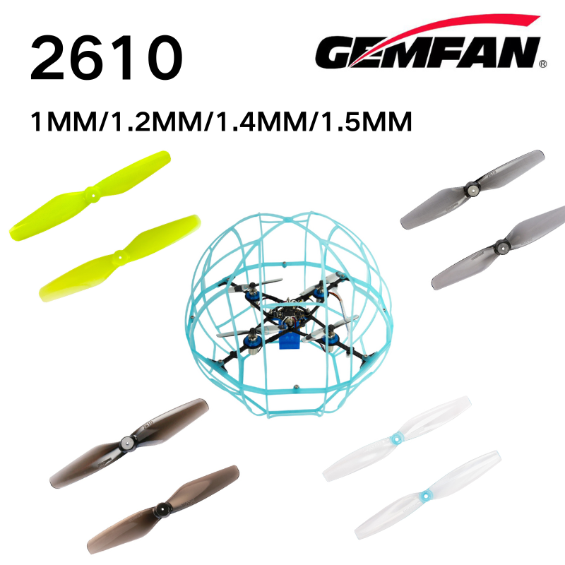 2610 الدعائم Gemfan 2.6 بوصة 2 - مراجعة Fpv Drone Esc وسعره